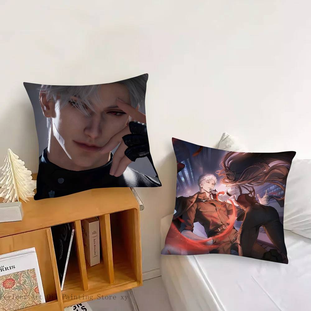Game Love And Deepspace Sylus Pillow Case Square Pillow Bedroom Sofa Leisure Comfort Cushion Car Living Room Home Decoration