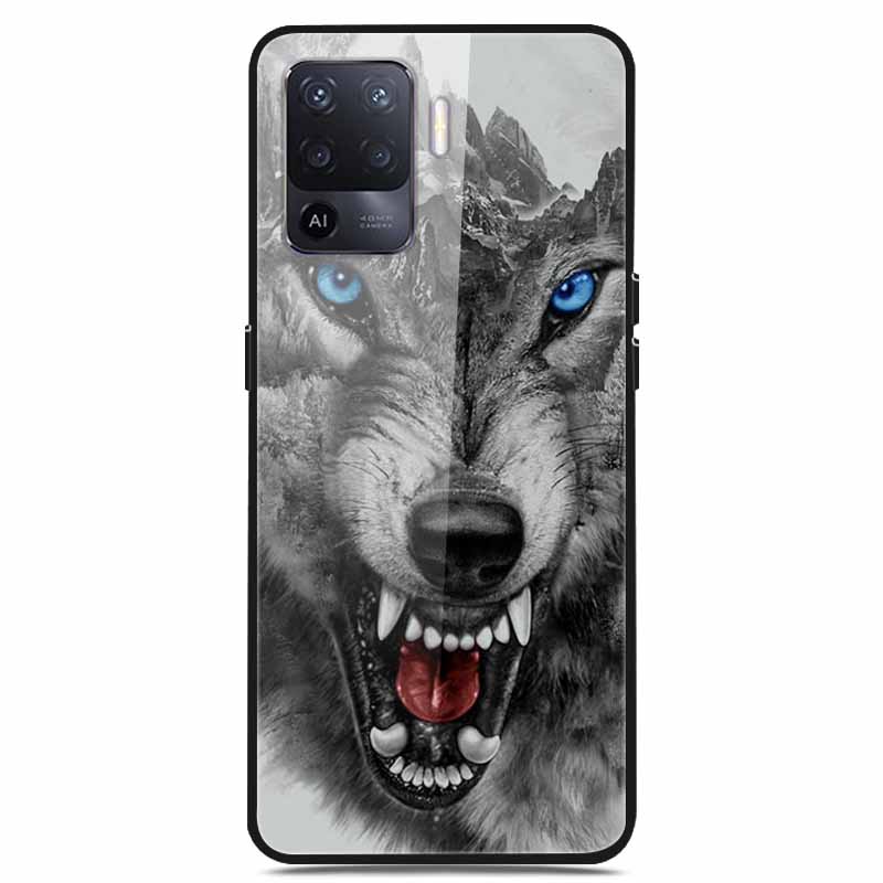 For OPPO Reno 5 Lite Case Luxury Tempered Glass Bumper for OppoA94 4G Phone Cover For OPPO A94 4G/ Reno5 Lite Glass Coque A94 4G