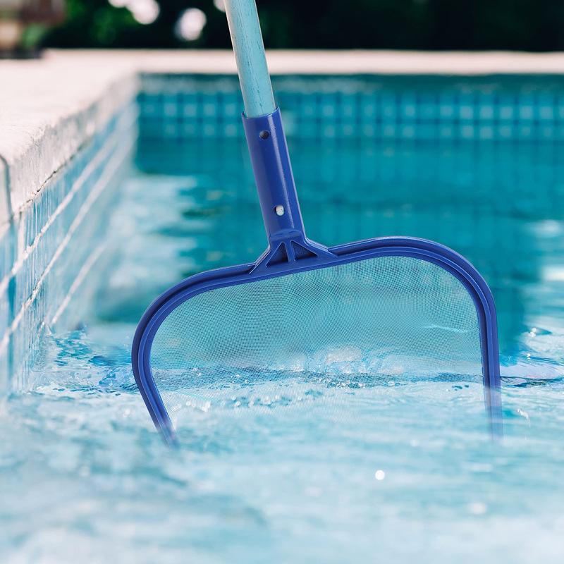 Swimming Pool Skimmer Net Rubbish Cleaning Rake Mesh Leaf Nets Deep Bag Pond Bathtub Fallen Leaves Cleaning Net Pool Accessories
