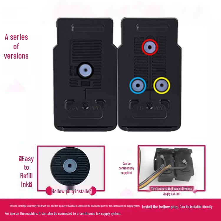 Compatible Canon PG840 CL841 Ink Cartridges for MG3180, MG3580, MX378, MX398 Continuous Ink Supply System