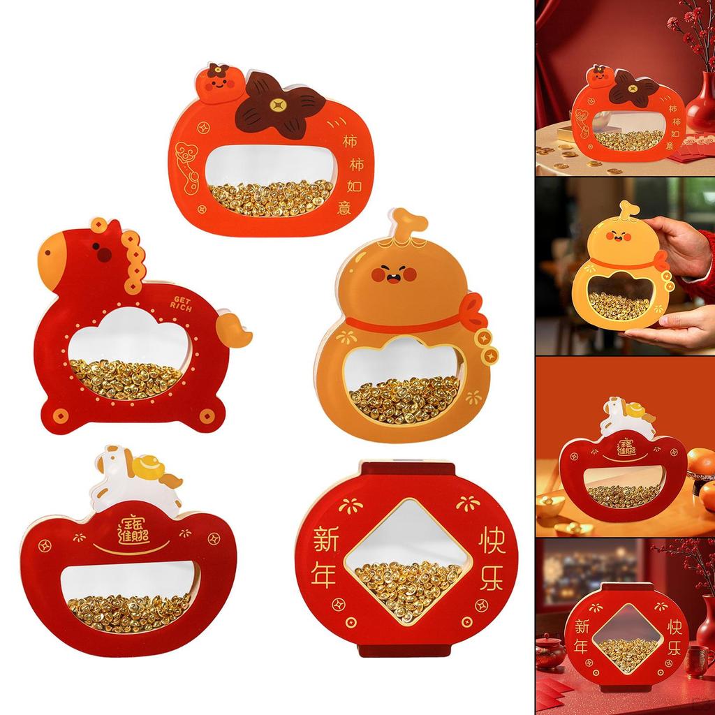Chinese Year Desktop Ornament Creative Craft Feng Shui Spring Festival Decor for Bedroom