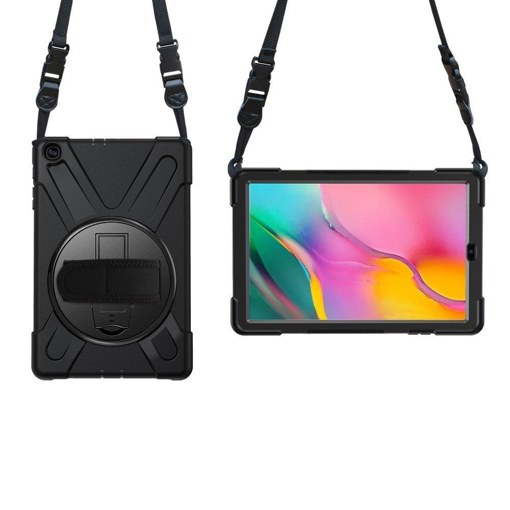 Case for Samsung Galaxy Tab A 10.1 2019 T510/T515, Rotary Armor, Black