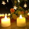 Flameless LED Electronic Candle Lights with Battery Tealight Candles Lamp Lighting for Christmas Wedding Birthday Party Decor