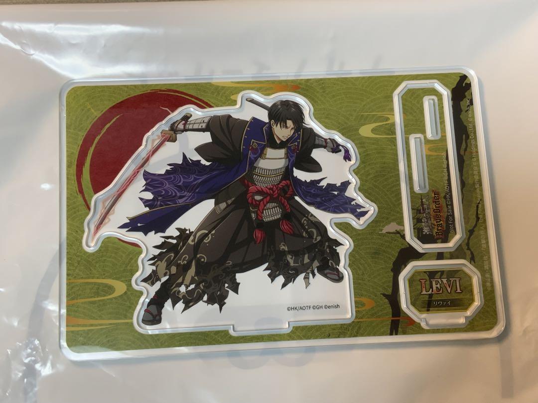 

[USED] Limited Edition Attack on Titan Brave Order Levi Acrylic Stand Ukiyo-e Costume