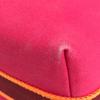 HERMES Bridea Black GM Bag pouch vanity bag H logo Hand Bag cotton hibiscus pink