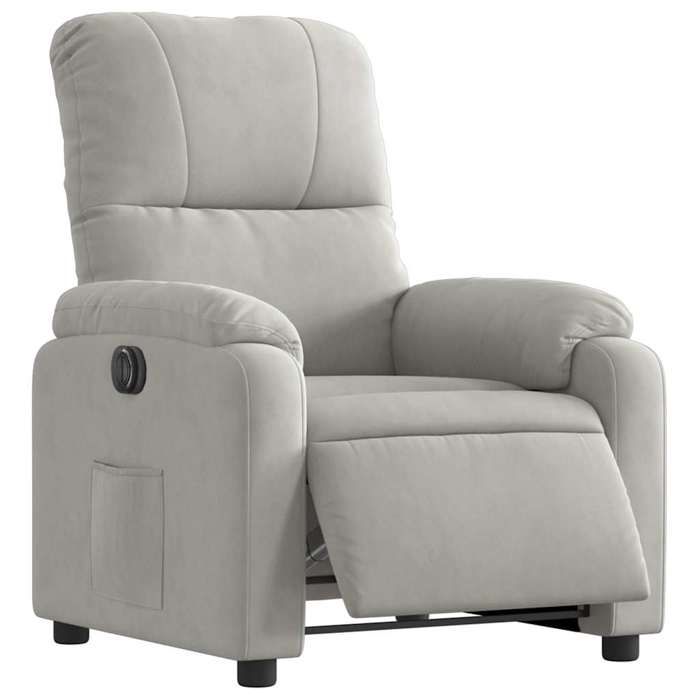 VidaXL Fauteuil Inclinable Électrique, Chaise de Relaxation avec Dossier et Repose-pied Réglables, Siège de Salon Salle de 3204916