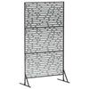 Privacy Screen 100 X 50 X 180 Cm Galvanized Steel Silver