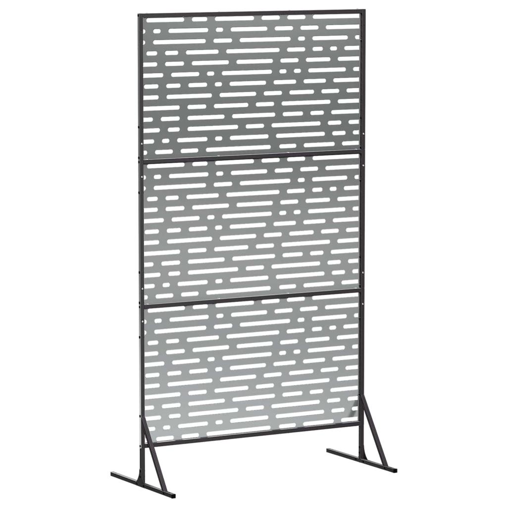 Privacy Screen 100 X 50 X 180 Cm Galvanized Steel Silver