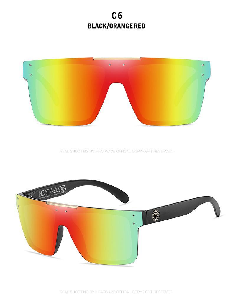 Colorful Polarized Unisex Cycling & Skiing Sunglasses - Large Frame