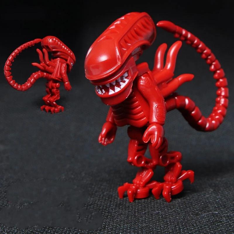 Horror Movie The Ellen Ripley Invisible Predator Alien Model Building Blocks Enlighten Action Figure Bricks Toys For Children