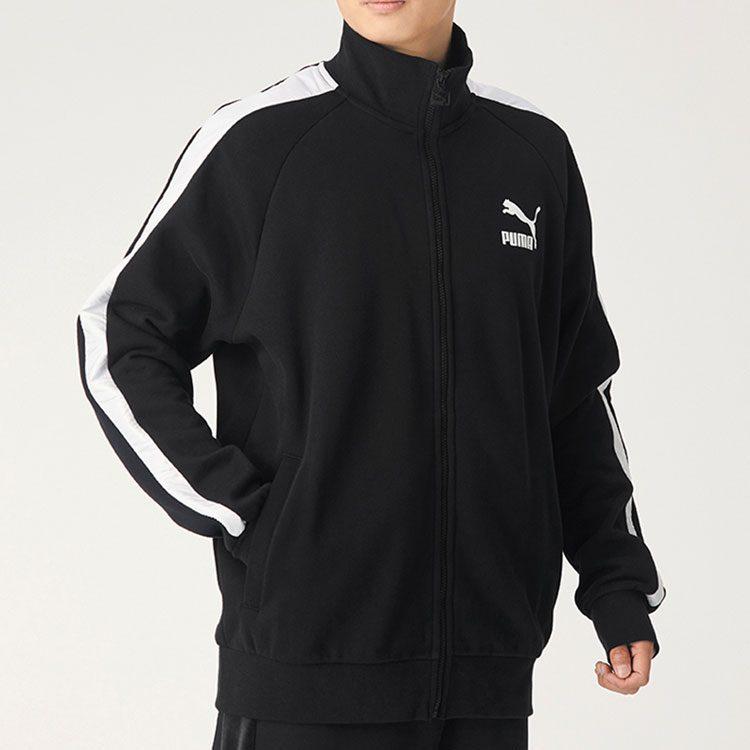 PUMA Jackets Men's Black Stand Collar Moderate Other 530268-01