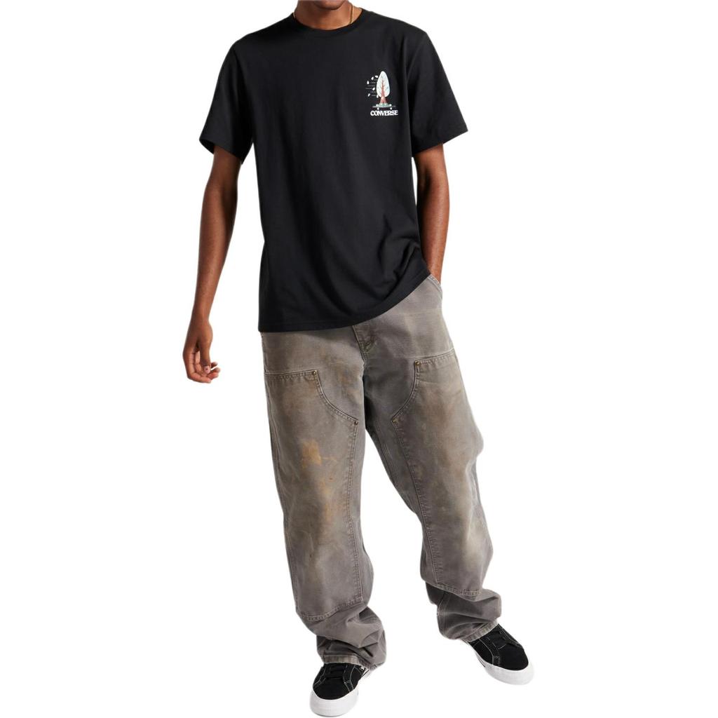 Converse Scenery T Shirt Men's Black 10025623-A01