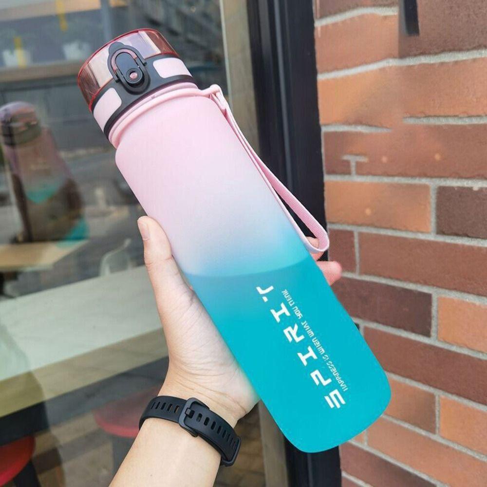 

650/1000 мл Спортивная бутылка для воды Без BPA Кувшины для воды Спорт на открытом воздухе Матовая бутылка для напитков 650ml-D