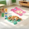 Cute Cartoon Animal Shape Pet Gel Cooling Mat Non Slip Wear Resistant Summer Cool Pad Heat Prevention for Dogs and Cats