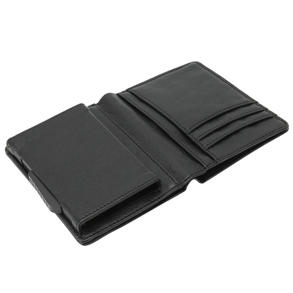 Business Name Card Holder Leather Multi Card Case Bag Wallet for Men and Women GiftBlack x‑54#