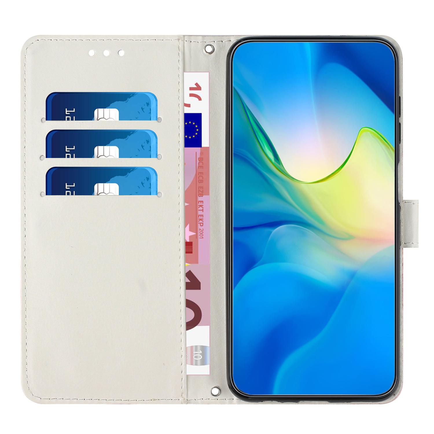 

Stand Case for Motorola Edge 60 5G/60 Fusion 5G/Edge (2025) 5G Marble Pattern PU Leather Wallet Phone Cover Purple