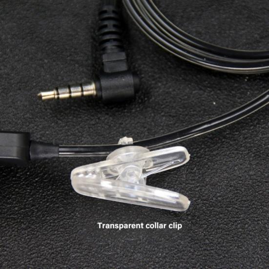 Clip 3.5mm Plug Headset for Xiao-mi Ergonomic Headphone Outdoor Walkie Talkie