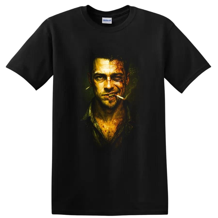 Tyler Durden T Shirt Fight Club Inspired Portrait Cinematic Grunge Tee