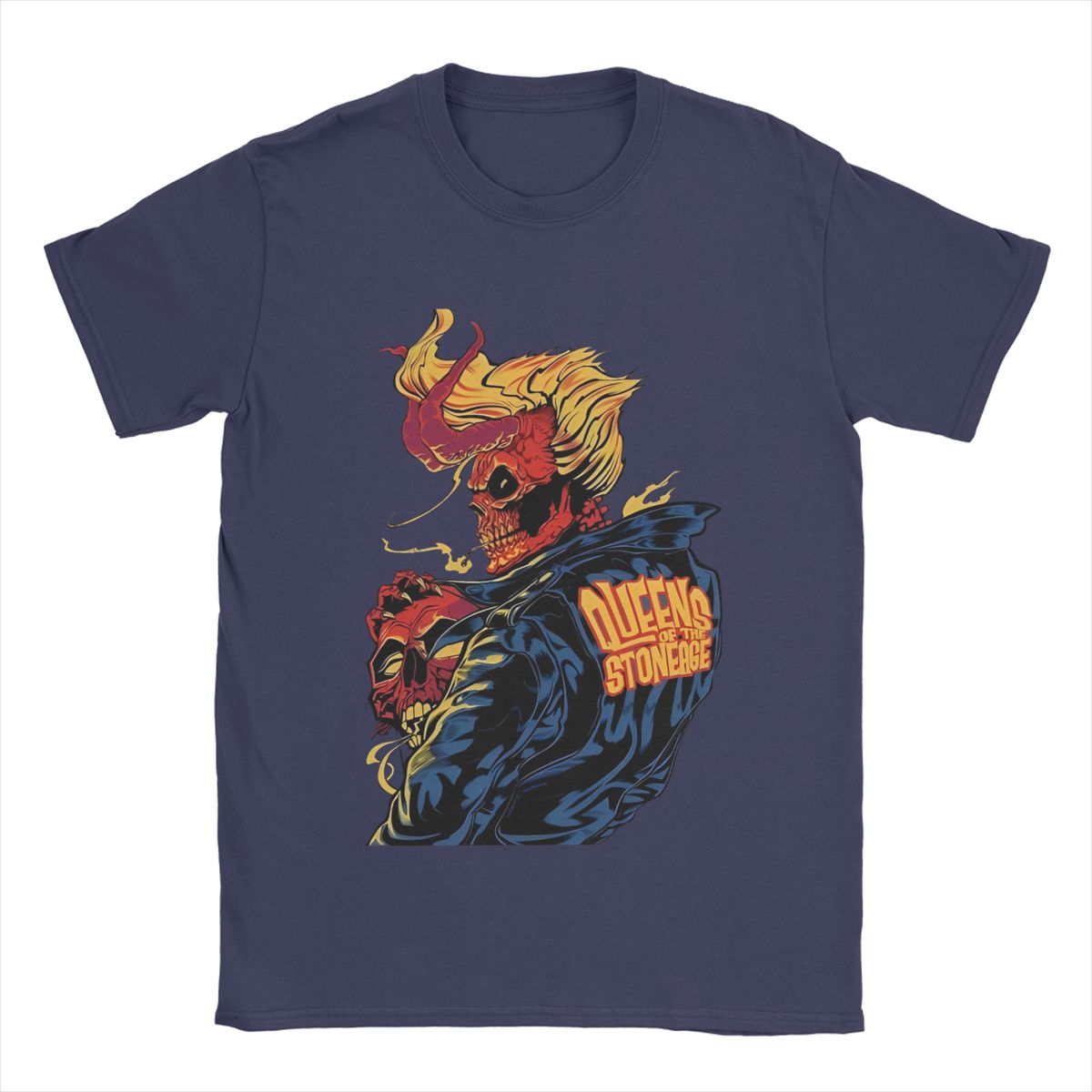 

Stone Age Leisure Queen Print Series TShirt Suitable for Both Unisex and Women Streetwear Giftworthy Creative Top 2XL