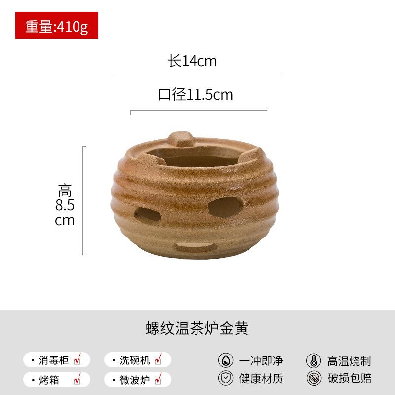

Pumpkin Ceramic Teapot Side Handle Pot Tea Infuser Tea Stove Kettle Filter Pot Boiling Teapot Brewing Teas Around The Stove