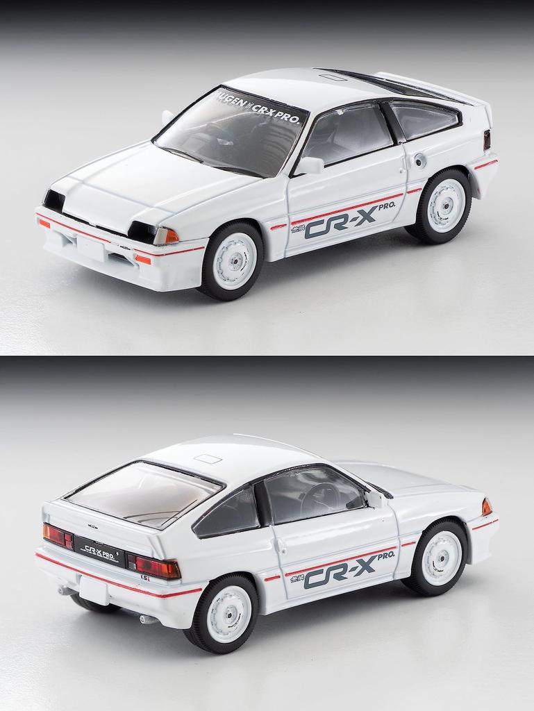 Tomica Limited Vintage Neo 164 LV-N302a Honda Ballard Sports CR-X MUGEN CR-X PRO White Early Type Finished Product
