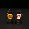 Plastic Pumpkin Candle Light Handheld LED Skull Lamp Gradient Flash Night Light  Halloween