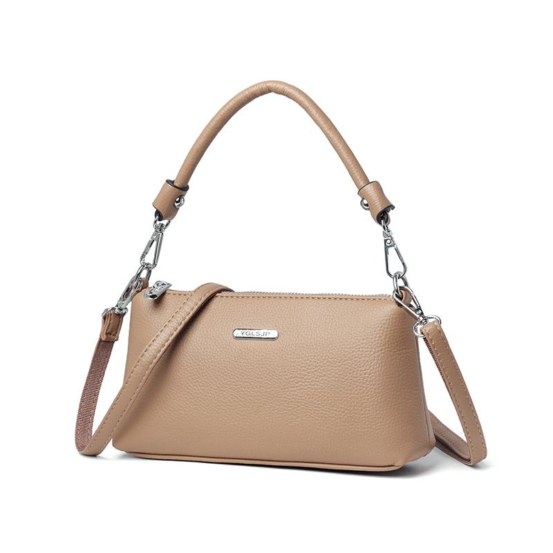 Simple Women's Messenger Bag, Casual Crossbody Bag, Fashionable Shoulder Bag, Soft PU Leather Handbag, Suitable for Daily Use and Shopping