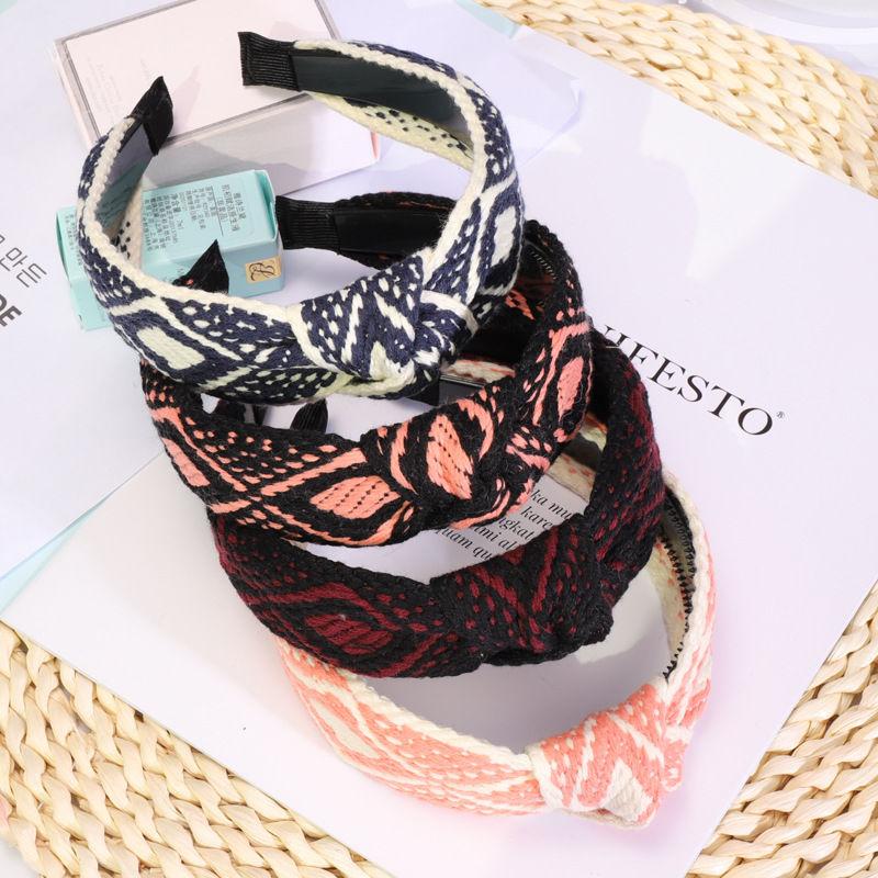 

Лента-повязка на голову, аксессуары для волос, шпилька для женщин, модный полосатый головной убор для волос