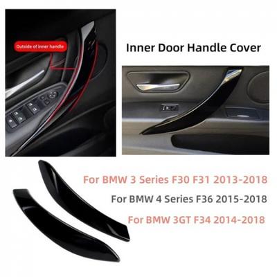2PCS For 2013-2018 BMW 3 Series F30 F31 F34 Inner Door Handle Cover Protect Case