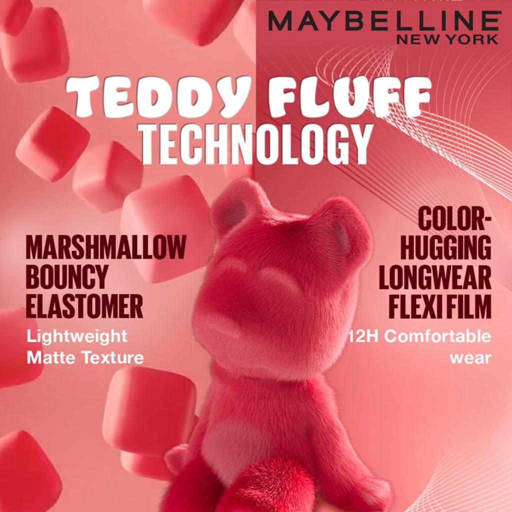 Maybelline New York Super Stay Teddy Tint Lip and Cheek Color  Keep It Cozy 5ml Buildable Matte Long Wear