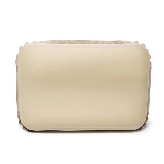 

Practical Inflatable Pillow Automatic Wear-resistant Sleeping Gear Sponge Inflatable Pillow for Hiking бежевий