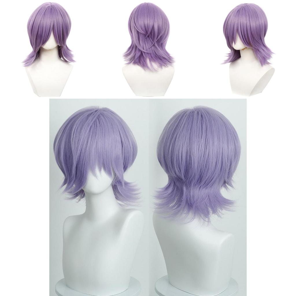 Kpop Demon Hunters Cosplay Wig With Short Straight Hair And Asymmetric Bangs For Anime Fans