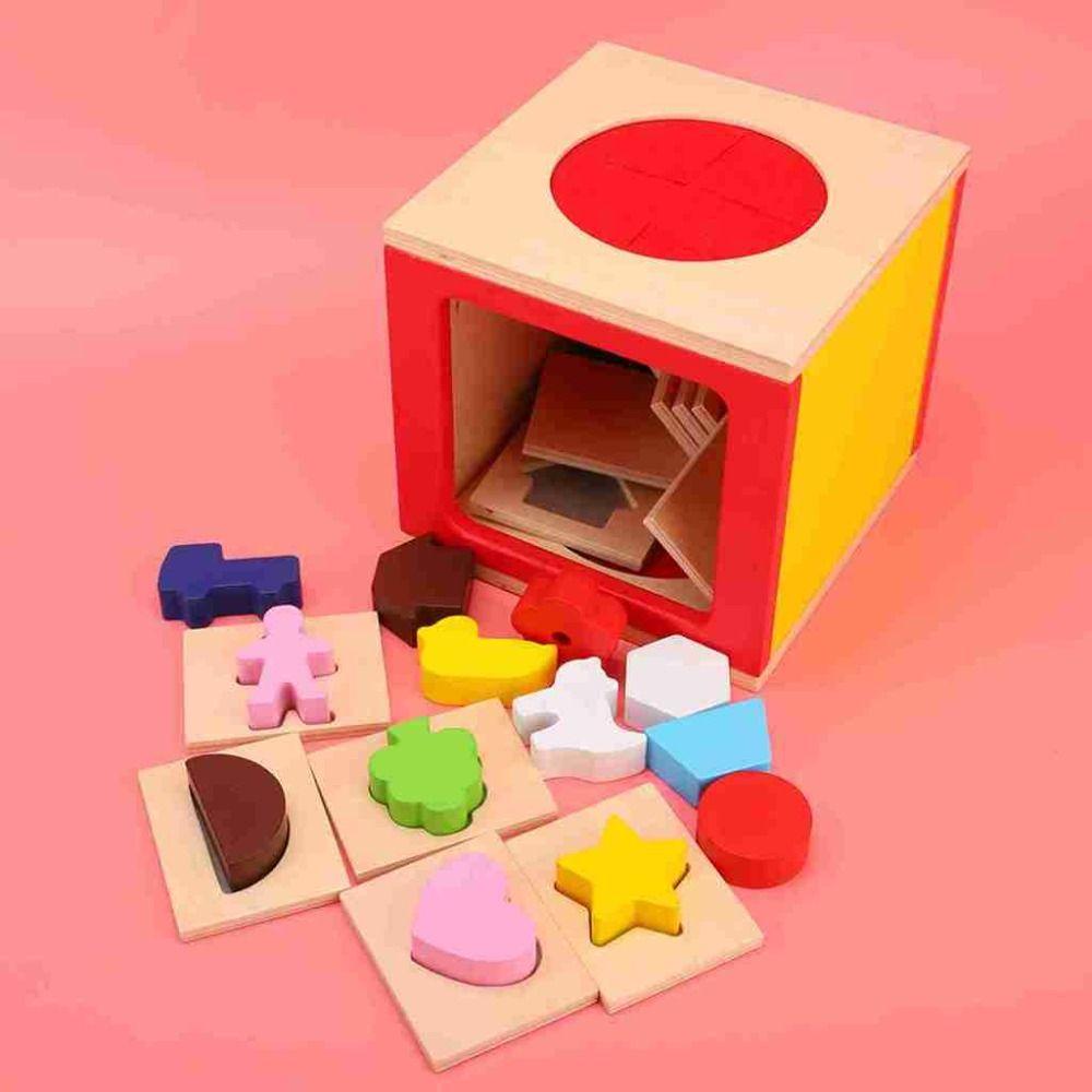 Early Learning Shape Sorter Toy Educational Geometric Shape Puzzle Pieces  Baby