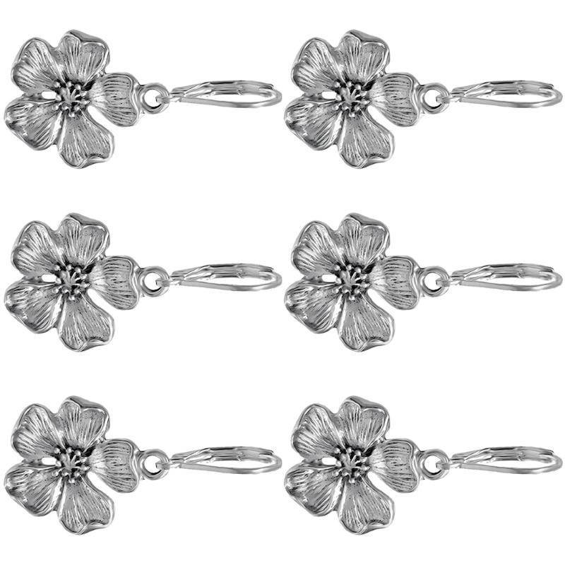 

Pack Of 3 Bohemian Vintage Floral Dangle Earrings For Women Lightweight Zinc Alloy Elegant Gift Set 1