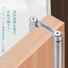 Free Hinge, 2 Pieces, Stainless Steel, Door Hinge, Double Opening, High Strength, Load Capacity