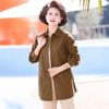 JIANHU Women's Mid-length Lapel Shirt