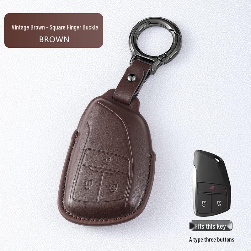 

2025 Buick Envision/GS LaCrosse Key Case: Genuine Leather Bag Buckle for Men & Women