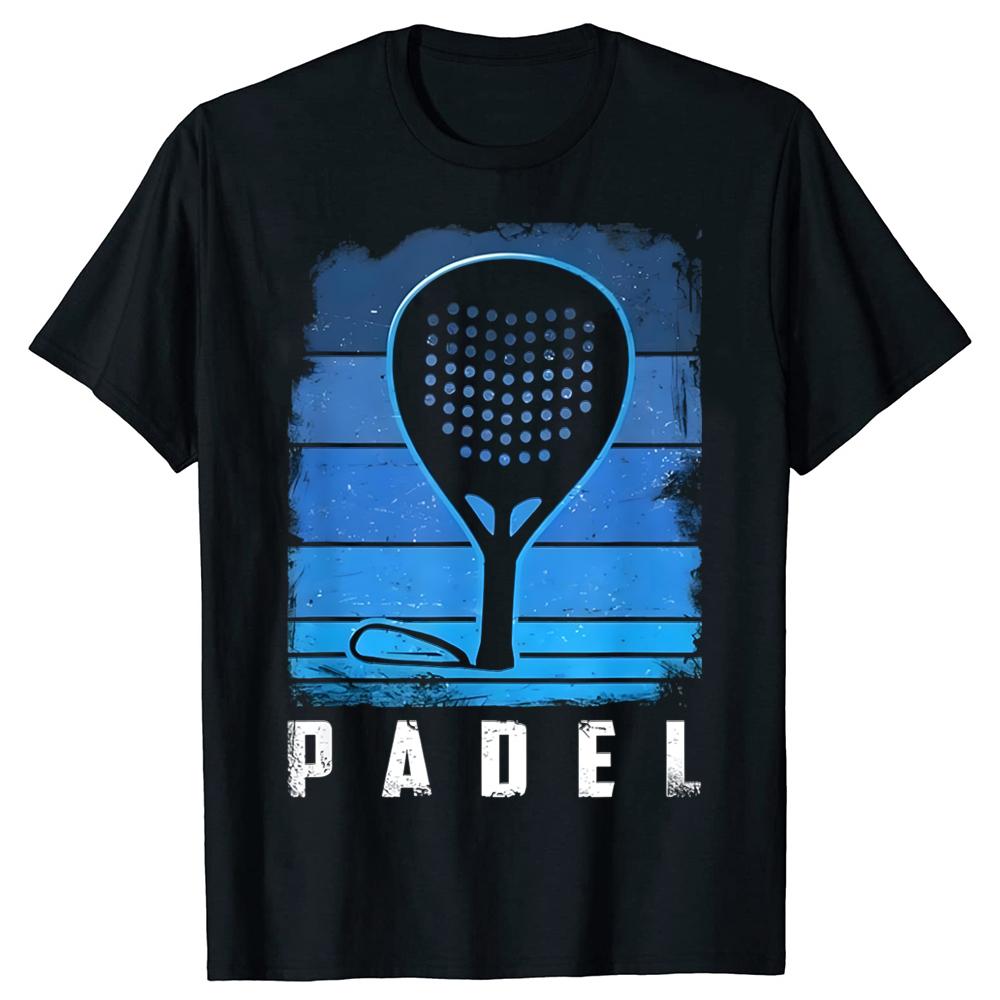 

Funny Racket Sport Player Padel Tennis Graphic T-shirts Men Women s Fashion Casual Tshirt 100% Cotton Loose Oversized T Shirt... 5XL різнокольоровий
