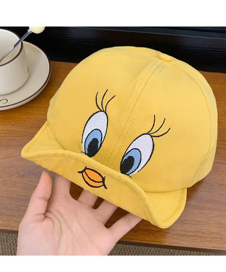 Adorable Plush Rabbit Hat, Korean Style, Face-Slimming Baseball Cap for Outings