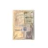 100 pcs Stickers+material paper Set Vintage handmade DIY Planner Scrapbooking Diary Collage material bag