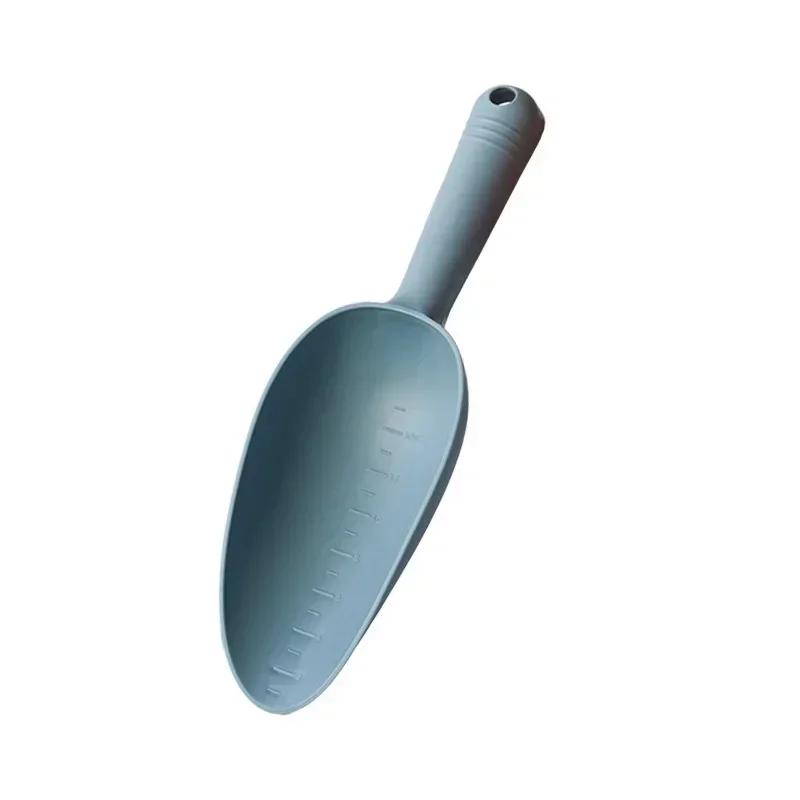 

1 шт. Многофункциональная садовая лопата для посадки цветов и овощей, рыхление почвы, лопата для бонсай, суккулентов, садовых растений синий