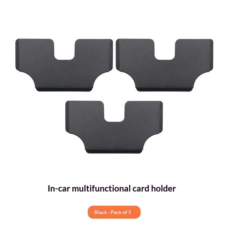Universal Car Interior Card Holder Multi-function Portable Card Storage Box Car Sun Visor Card Slot Box Crevice Ticket Bracket