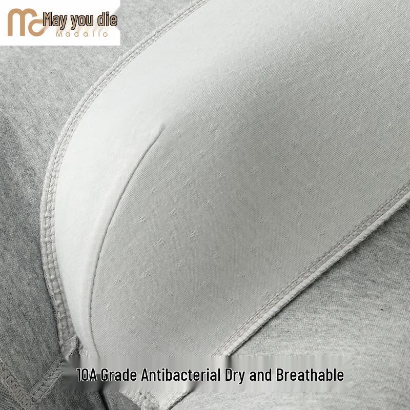 Men's Modal Cotton Blend Antibacterial Plus Size Loose Boxer Briefs (3-Pack)