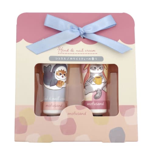 Honyarado Mofusand Hand Cream, Pink, 2-Piece Set, COS88391
