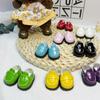 Leather Material Doll Leather Shoes 3.5cm Size Mini Doll Shoes Mini Doll Doll Boots  OB27 Doll