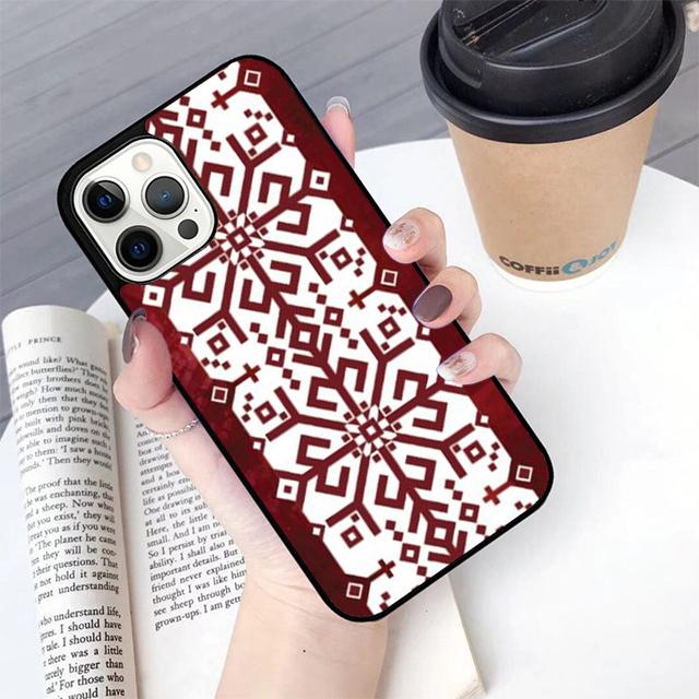 Autumu Latvian Ethnic Sun Tree Phone Case Cover for iPhone 17 Air 16 16e 15 12 11 13 14 Pro Max Apple Plus Coque