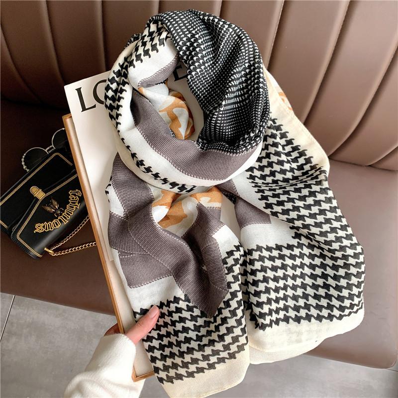 Xiaomi autum shawl outer fashionspring & fall scarf women's cotton and linen dual-use easiest for match thin winter silk scarf long gauze scarf