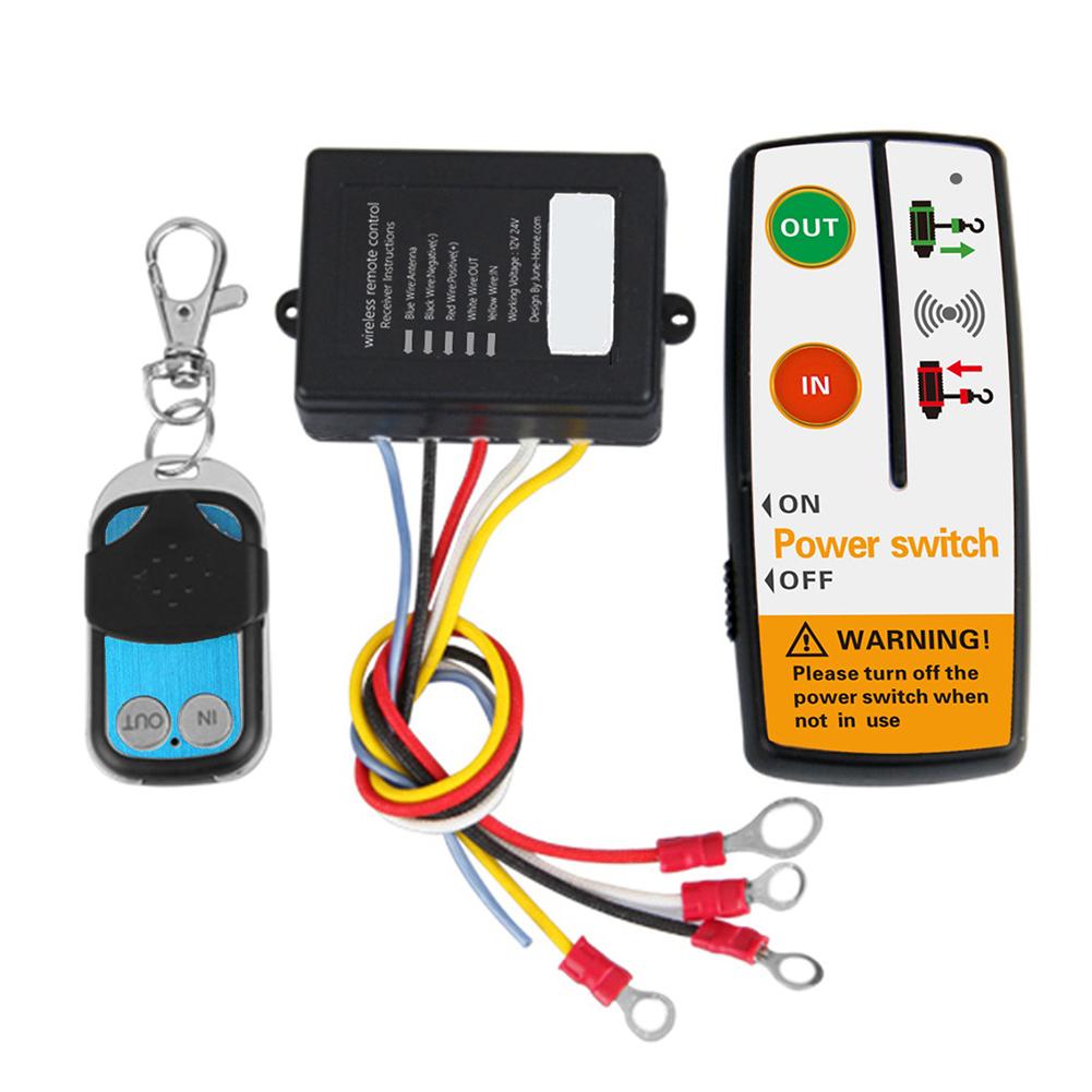 50 Feet Range Cordless Electric Winch Remote Switch Included Compatible With Multiple Brands Easy Installation Cordless Winch