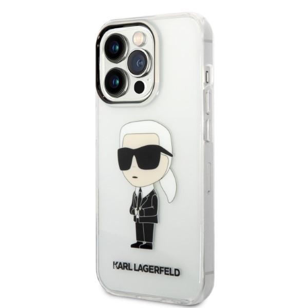 Etui Do iPhone 14 Pro Karl Lagerfeld Ikonik Transparentne