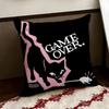 Anime EEmily the Cool Strang Cushion Cover Reversible Soft Durable Pillow Cover Home  Car MultiScene Use for Daily Comfort